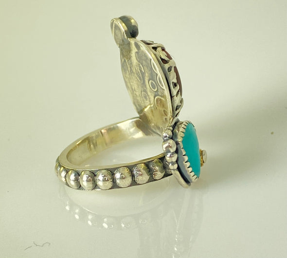 Corazón de Turquesa Ring